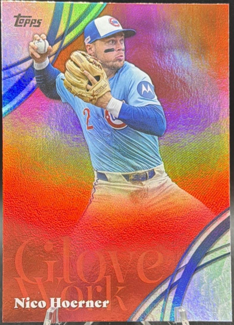 2026 Topps Series 2 Glove Work Nico Hoerner #GW-35 card