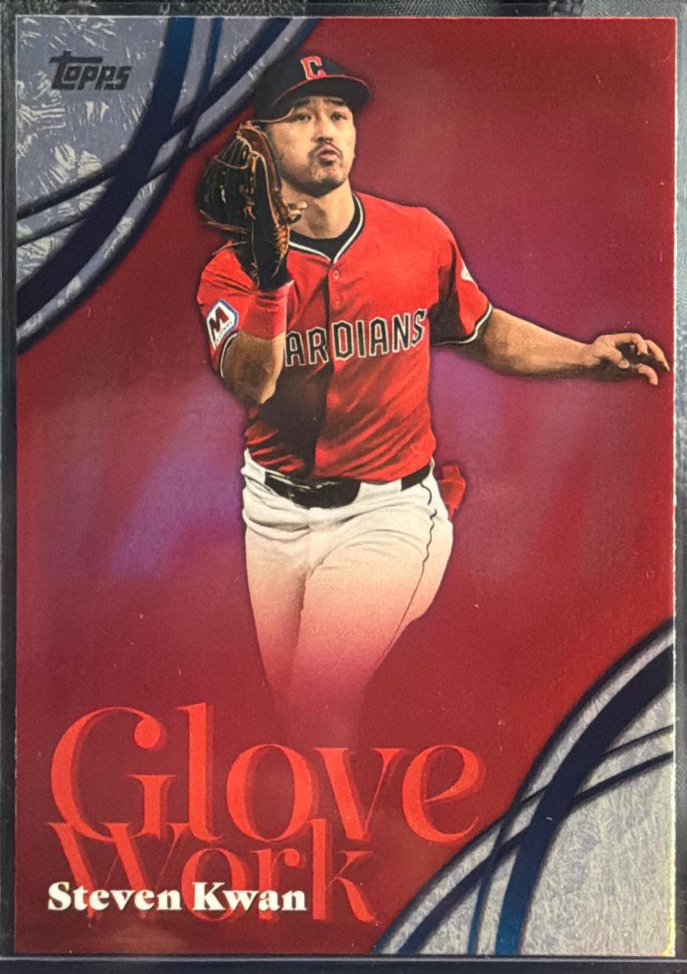 2026 Topps Series 2 Glove Work Steven Kwan #GW-27 card