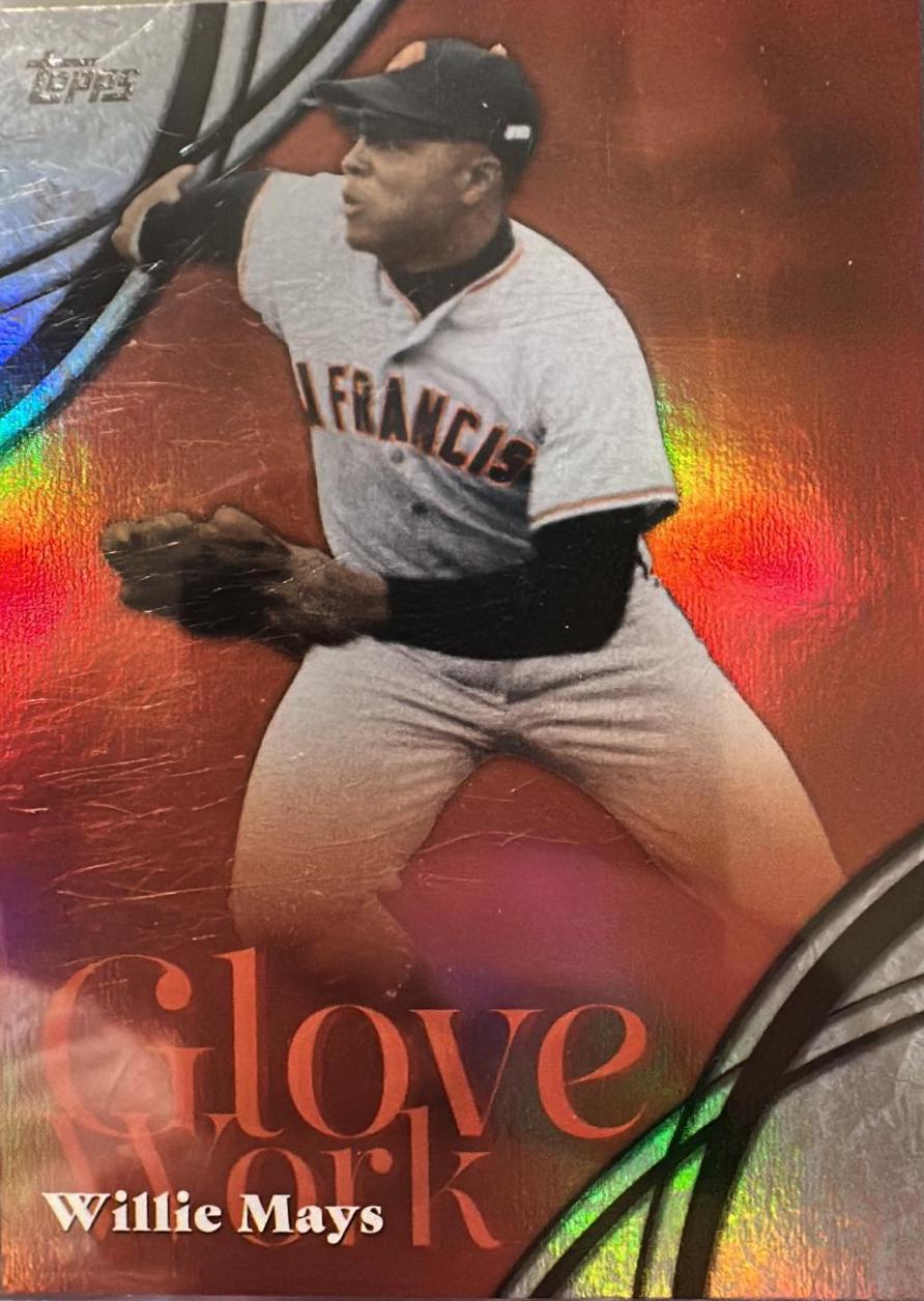 2026 Topps Series 2 Glove Work Willie Mays #GW-6 card