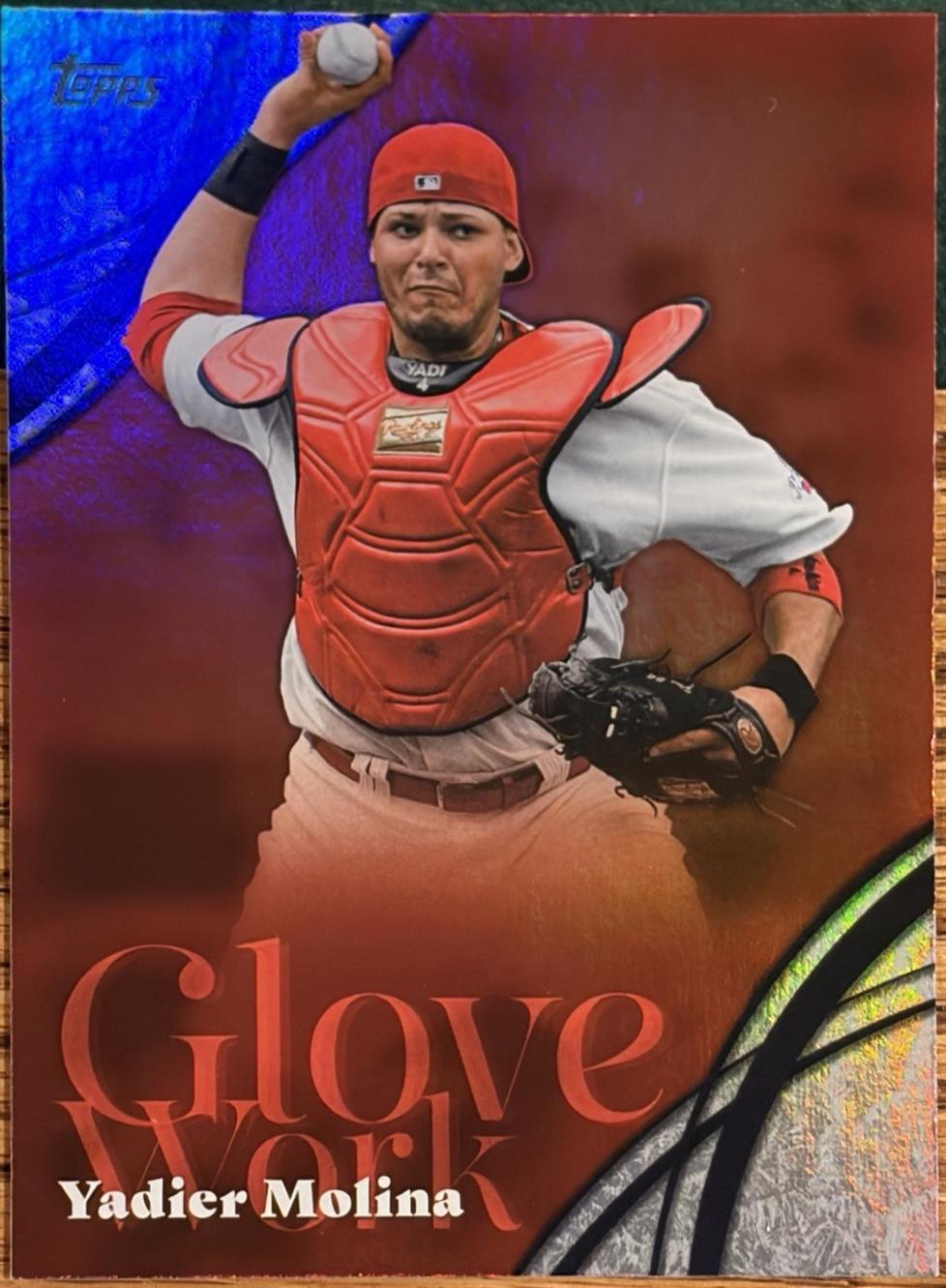 2026 Topps Series 2 Glove Work Yadier Molina #GW-9 card