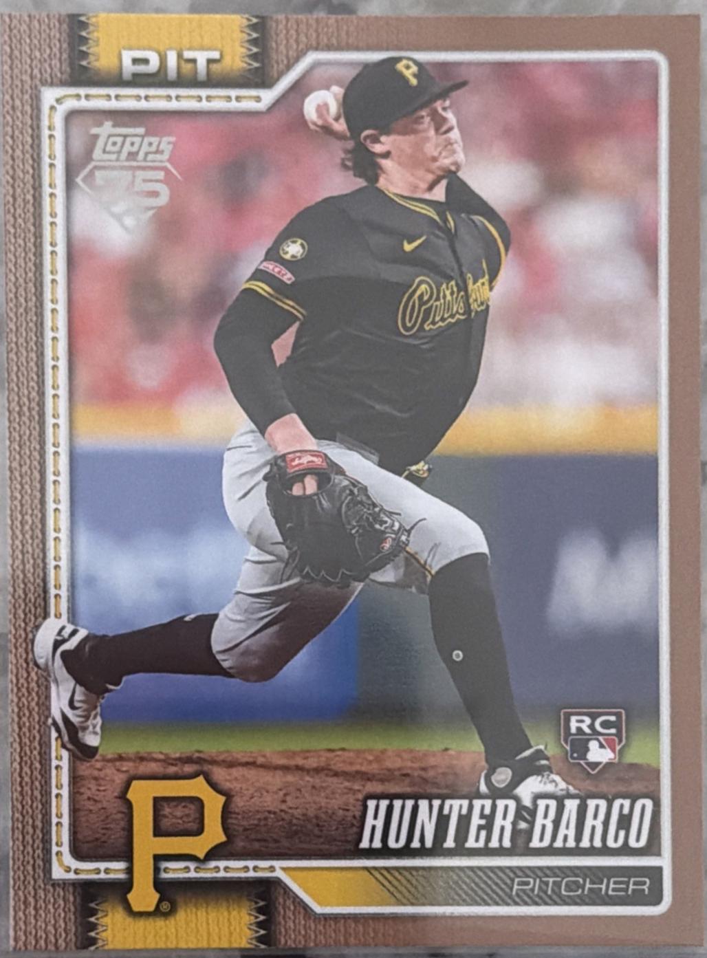 2026 Topps Series 2 Hunter Barco [Gold] #398 card
