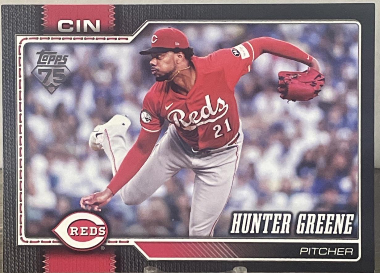 2026 Topps Series 2 Hunter Greene [Black] #382 card