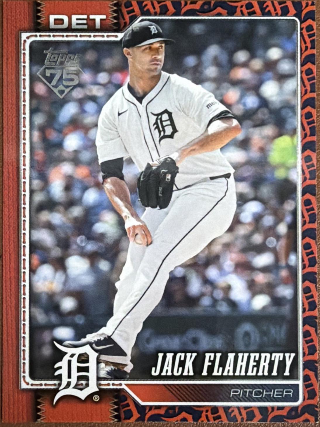 2026 Topps Series 2 Jack Flaherty [Team Color Border Variation] #658 card