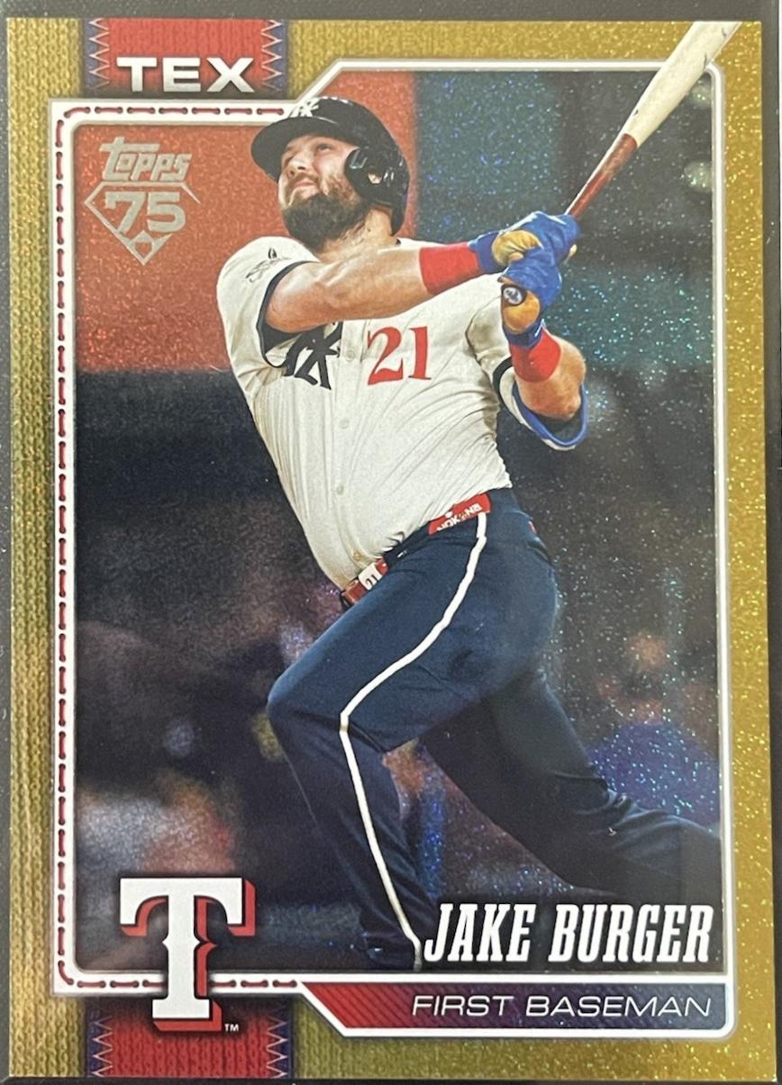 2026 Topps Series 2 Jake Burger [Sandglitter Gold] #451 card
