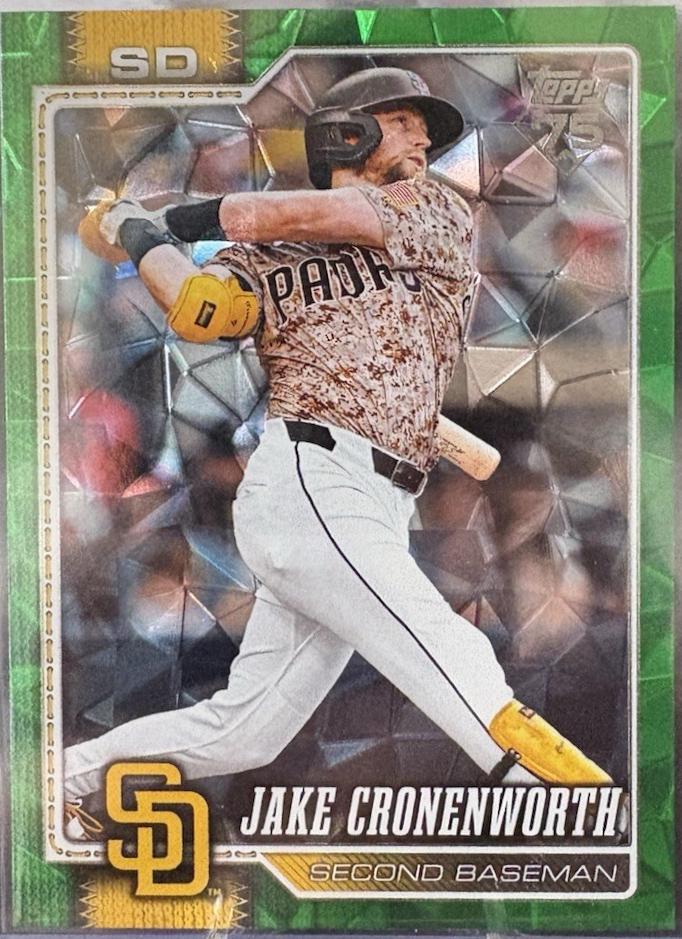 2026 Topps Series 2 Jake Cronenworth [Green Diamante Foil] #438 card