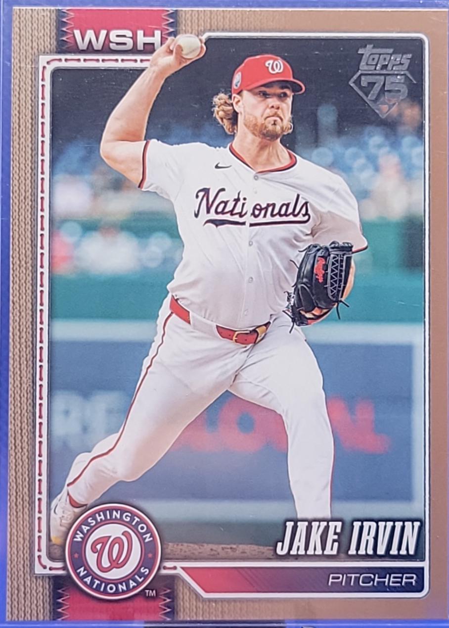 2026 Topps Series 2 Jake Irvin [Gold] #487 card