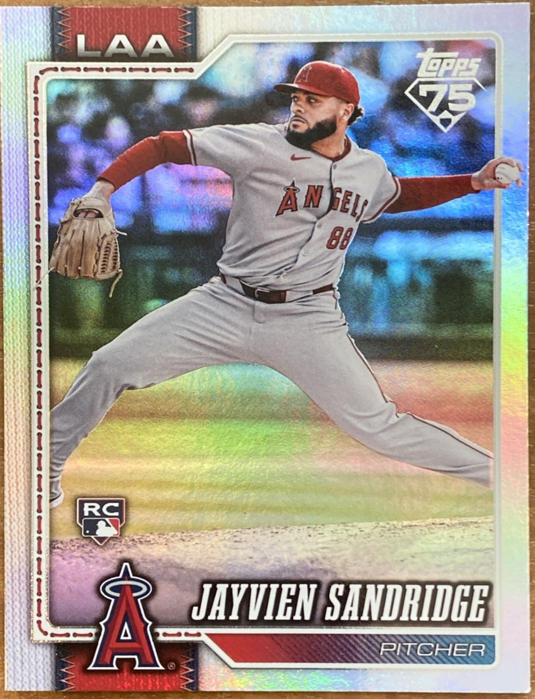 2026 Topps Series 2 Jayvien Sandridge [Rainbow Foil] #511 card