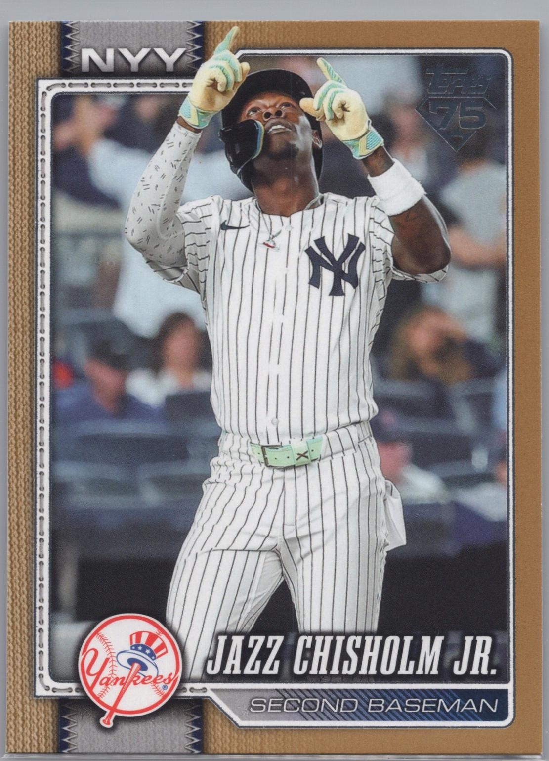2026 Topps Series 2 Jazz Chisholm Jr. [Gold] #393 card