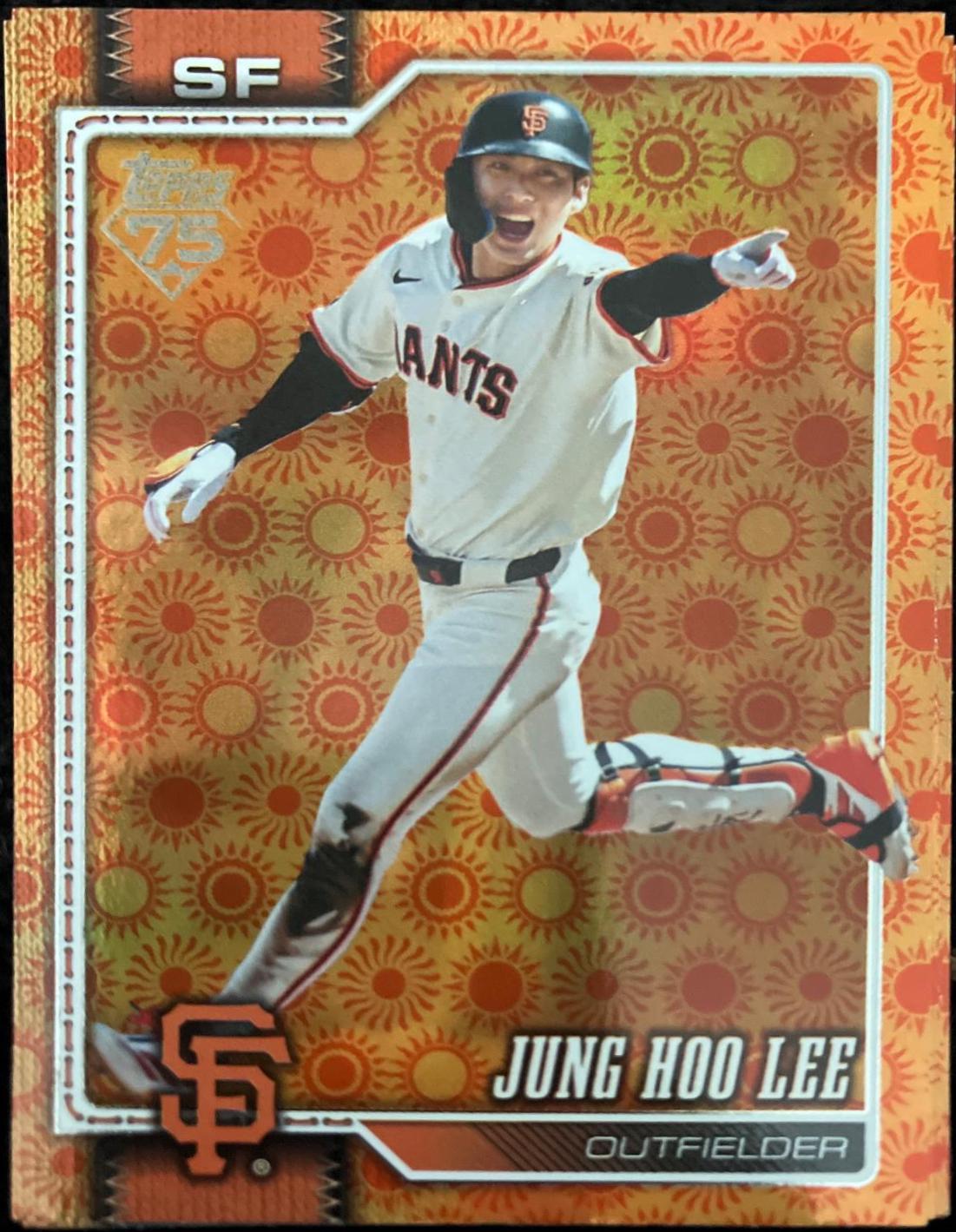 2026 Topps Series 2 Jung Hoo Lee [Holiday Sunshine Variation] #541 card