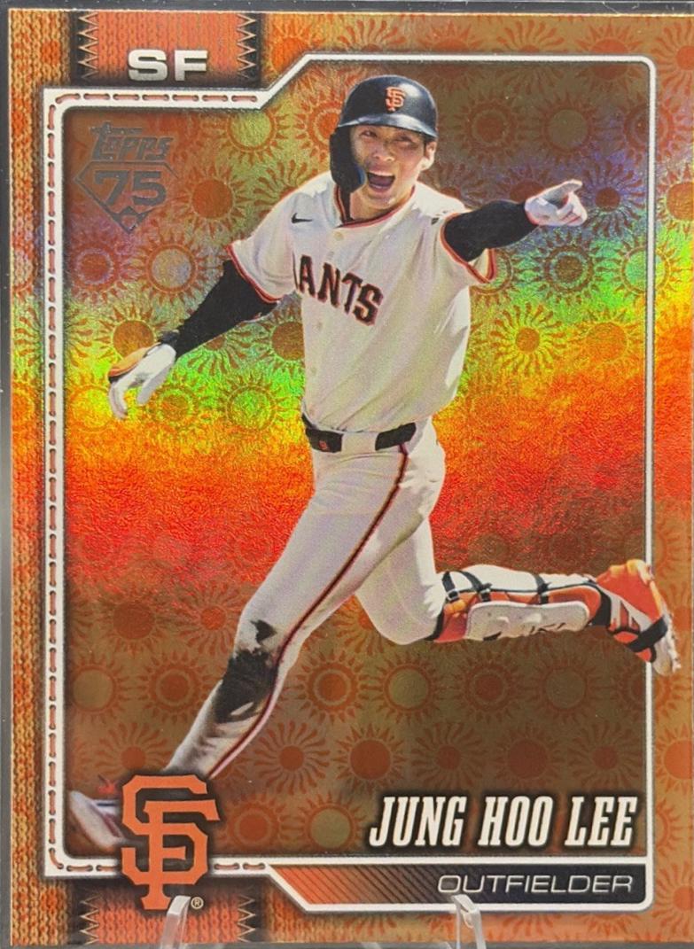 2026 Topps Series 2 Jung Hoo Lee [Holo Foil Orange] #541 card