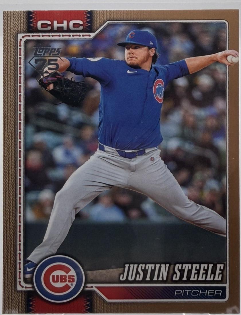 2026 Topps Series 2 Justin Steele [Gold] #486 card