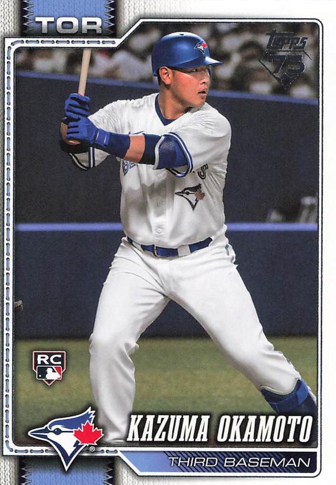 2026 Topps Series 2 Kazuma Okamoto #443 card