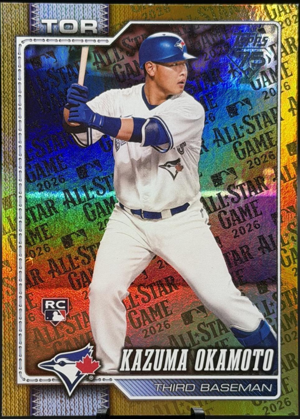 2026 Topps Series 2 Kazuma Okamoto [All Star Game Gold] #443 card