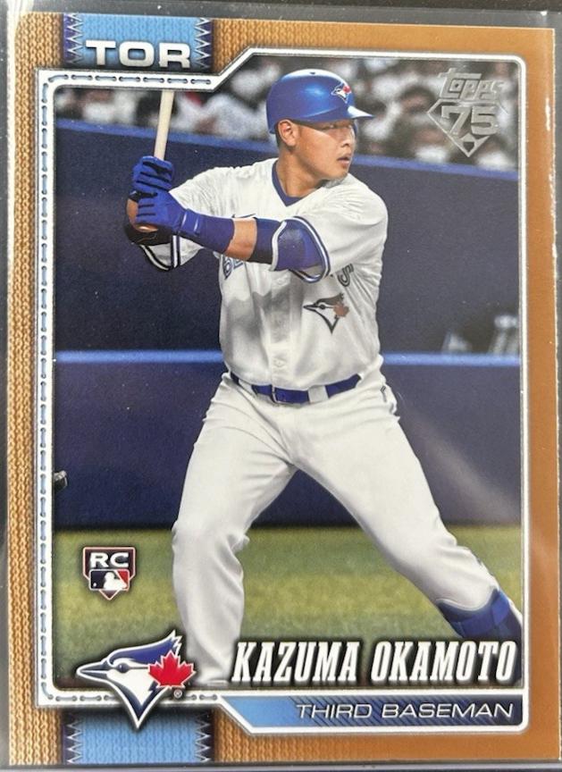 2026 Topps Series 2 Kazuma Okamoto [Gold] #443 card
