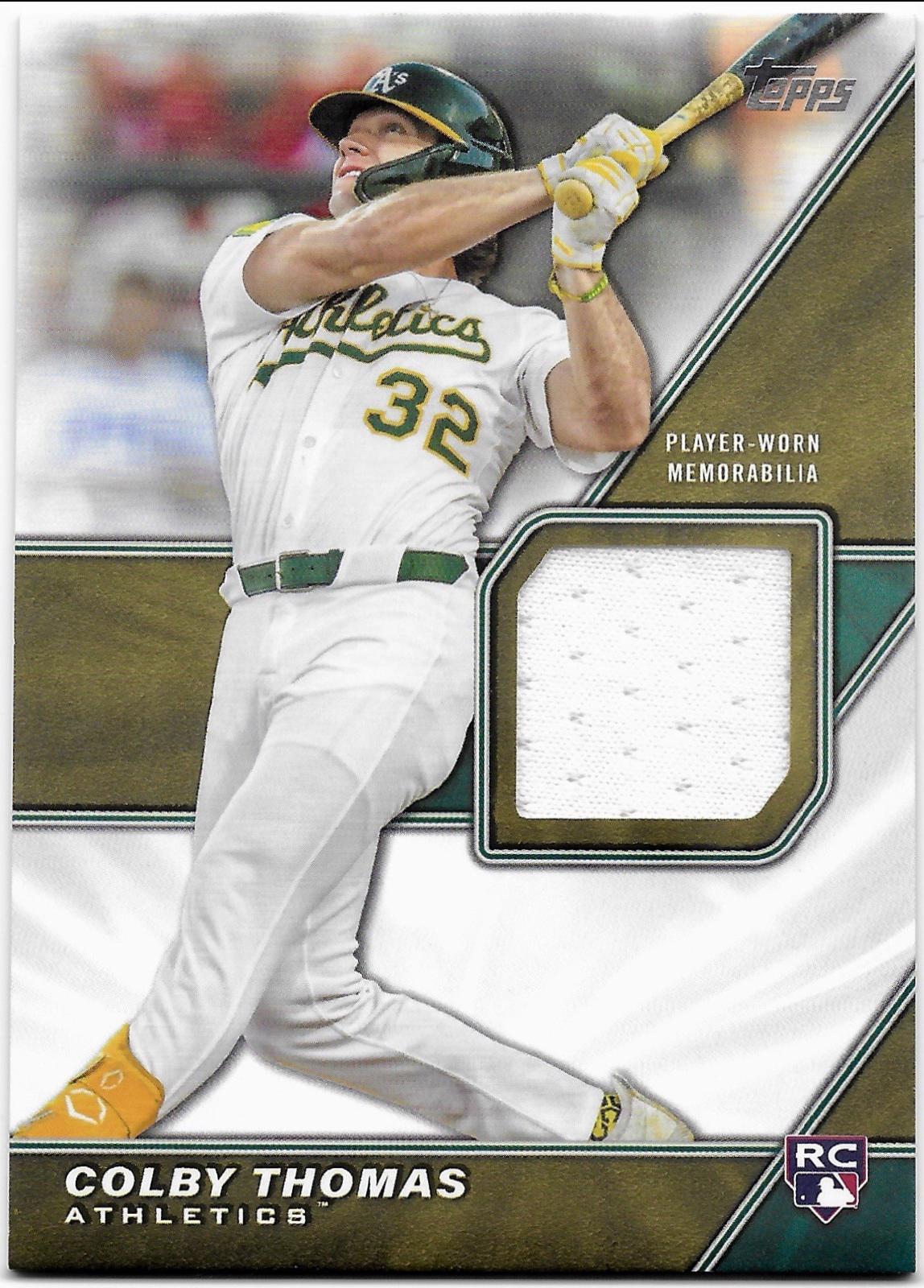 2026 Topps Series 2 Major League Materials Colby Thomas #MLM2-CT card