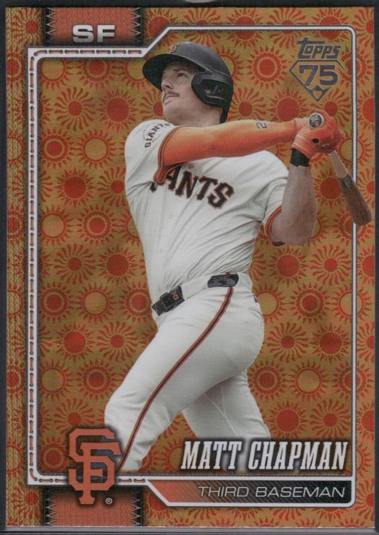 2026 Topps Series 2 Matt Chapman [Orange Diamante Foil] #561 card