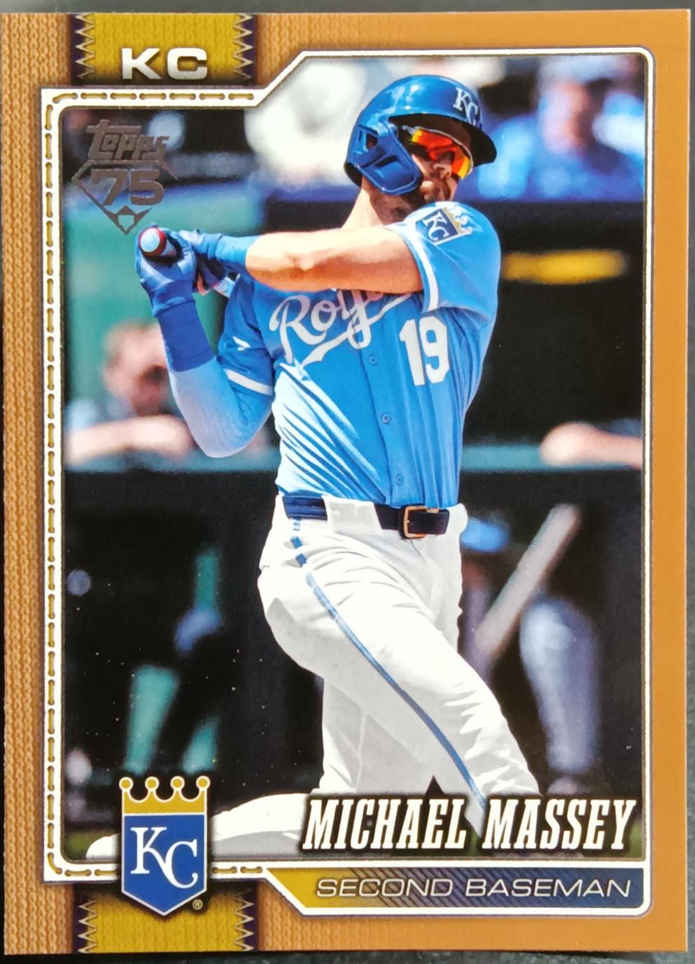 2026 Topps Series 2 Michael Massey [Gold] #445 card