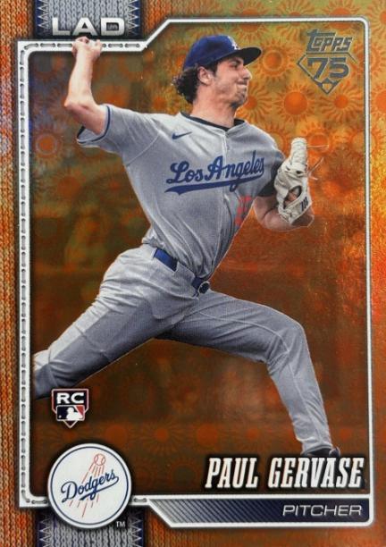 2026 Topps Series 2 Paul Gervase [Holiday Sunshine Variation] #611 card