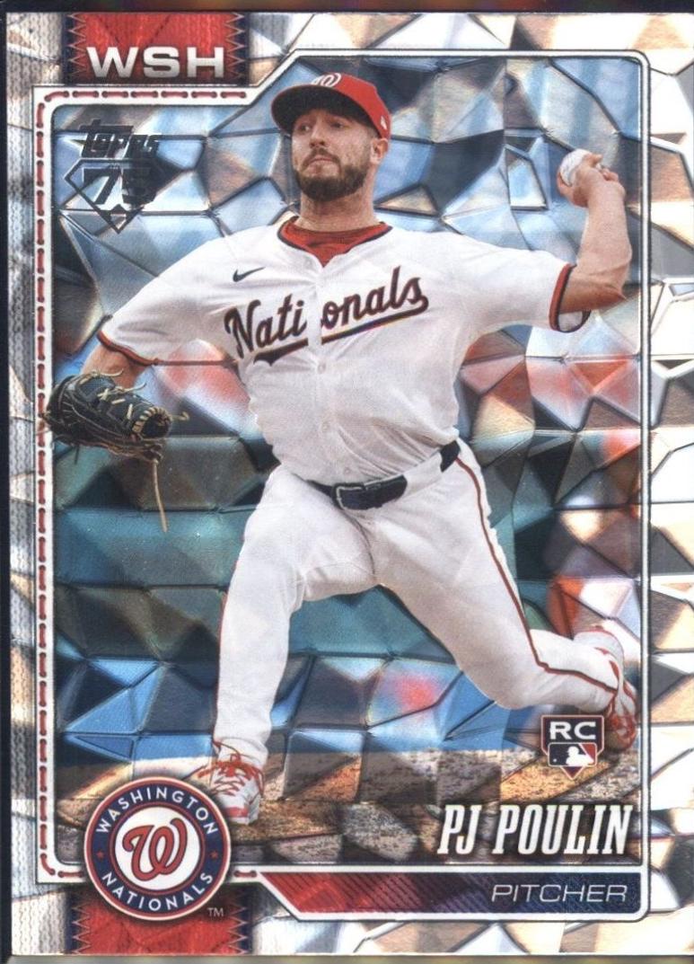 2026 Topps Series 2 PJ Poulin [Diamante Foil] #405 card
