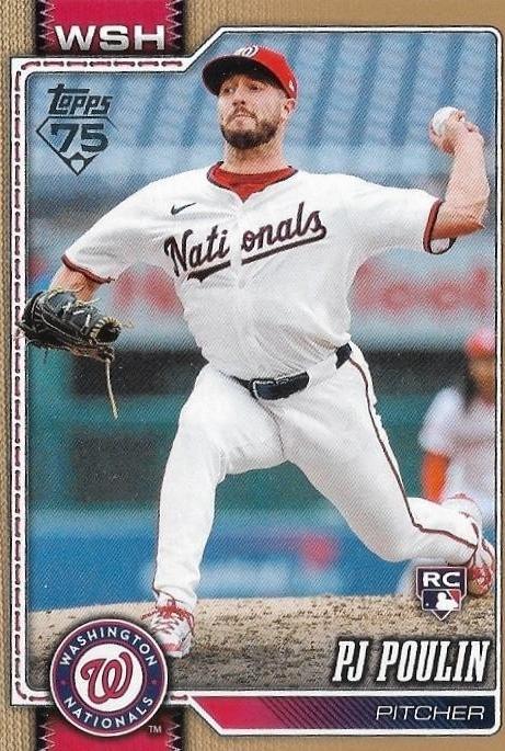 2026 Topps Series 2 PJ Poulin [Gold] #405 card