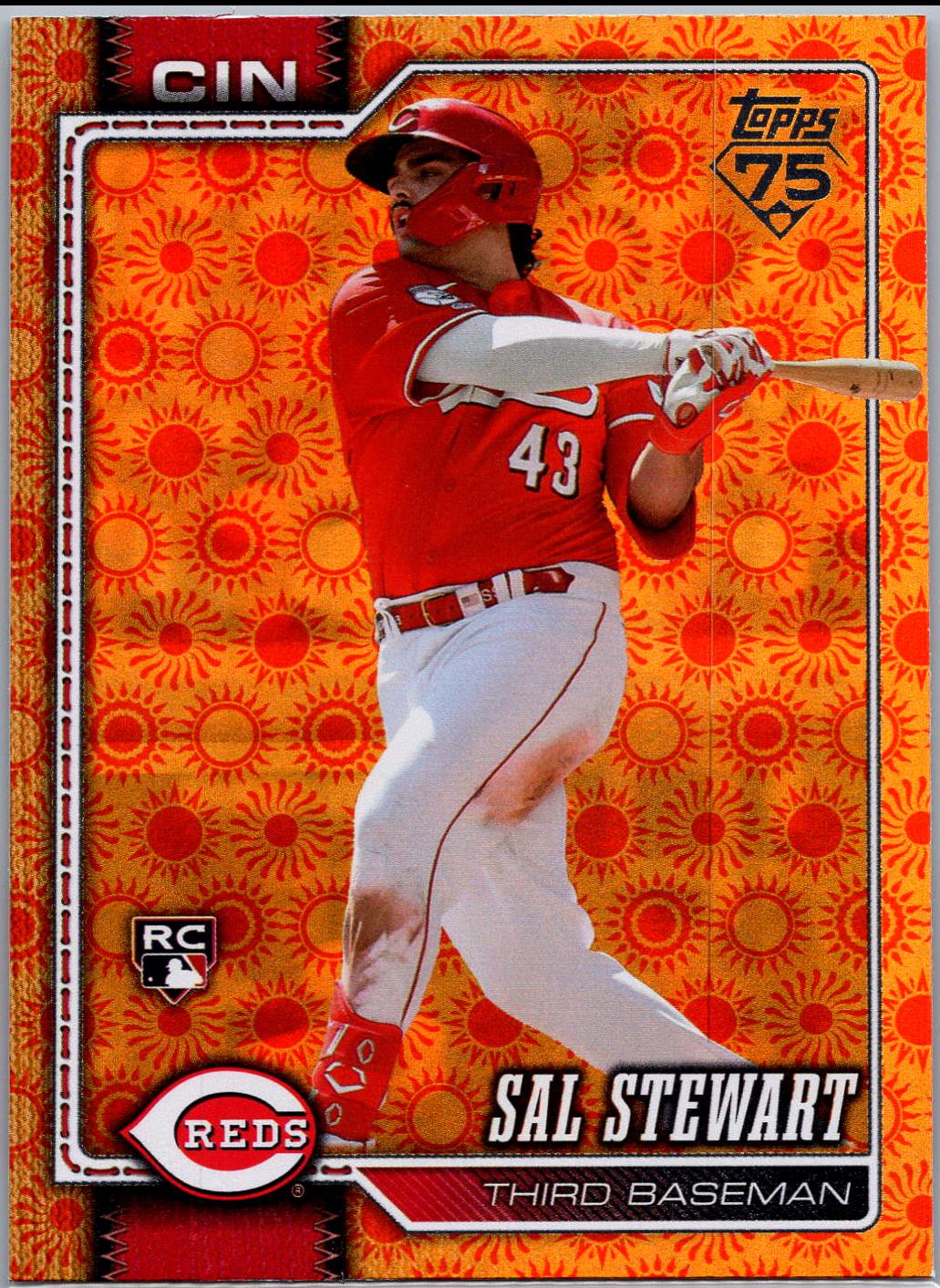 2026 Topps Series 2 Sal Stewart [Holiday Sunshine Variation] #372 card