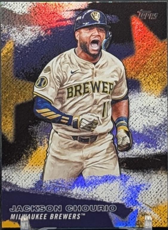2026 Topps Series 2 Stars Of MLB Jackson Chourio [Crackle Foil] #SMLB-45 card