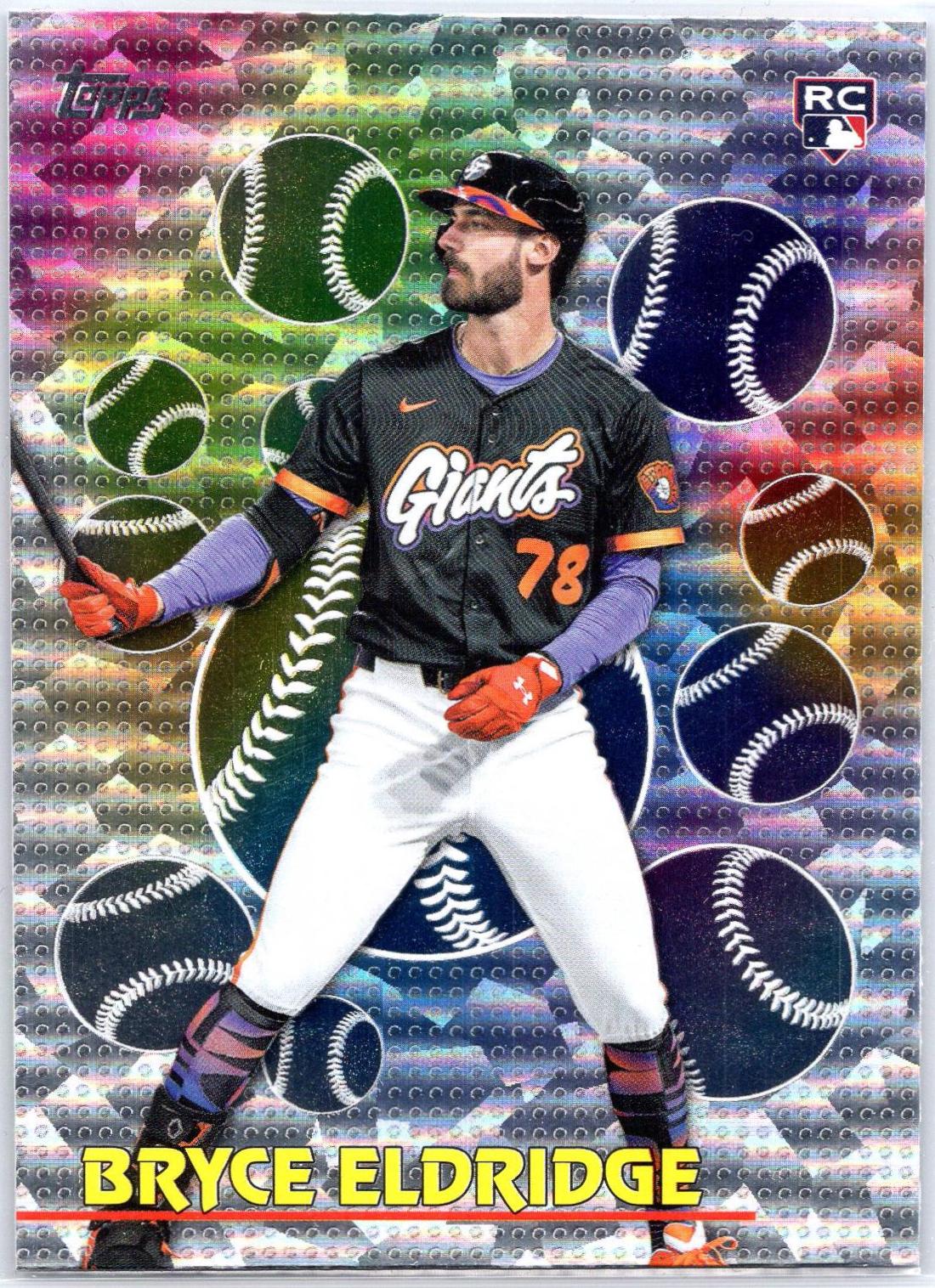 2026 Topps Series 2 Titans Of The Game Bryce Eldridge [Crackle Foil] #TOG-38 card