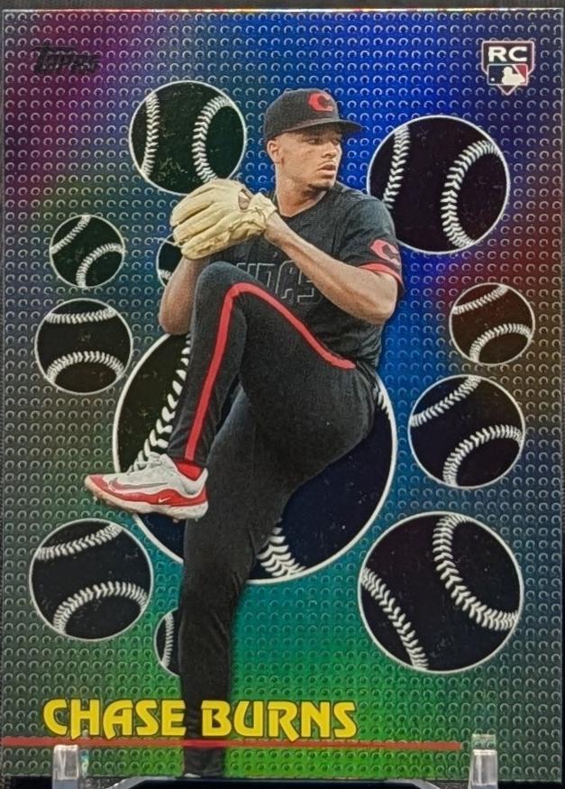 2026 Topps Series 2 Titans Of The Game Chase Burns [Crackle Foil] #TOG-25 card
