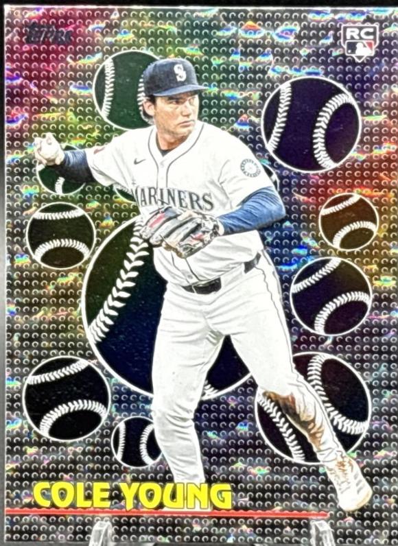 2026 Topps Series 2 Titans Of The Game Cole Young [Crackle Foil] #TOG-39 card