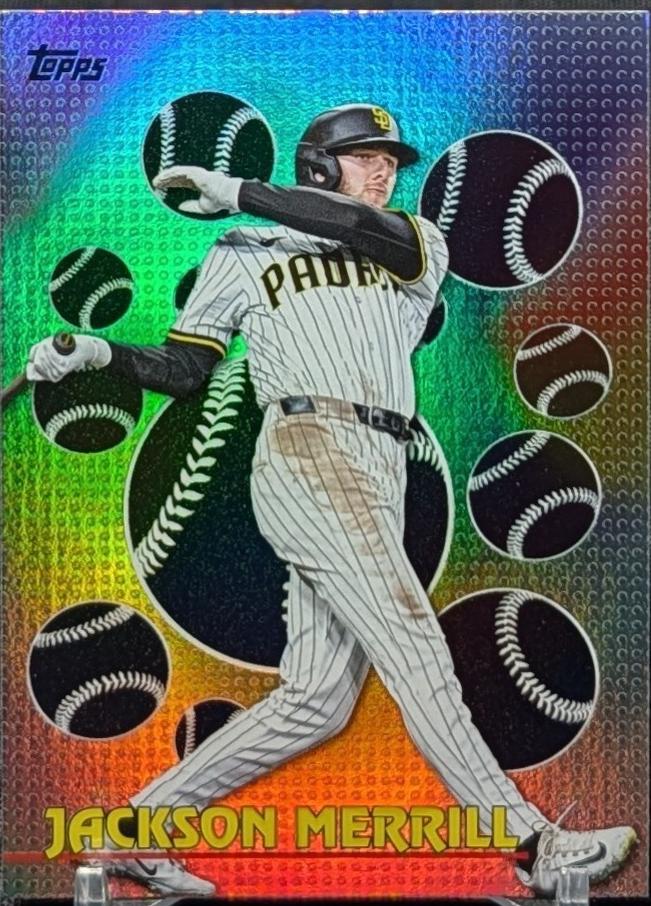 2026 Topps Series 2 Titans Of The Game Jackson Merrill [Crackle Foil] #TOG-37 card