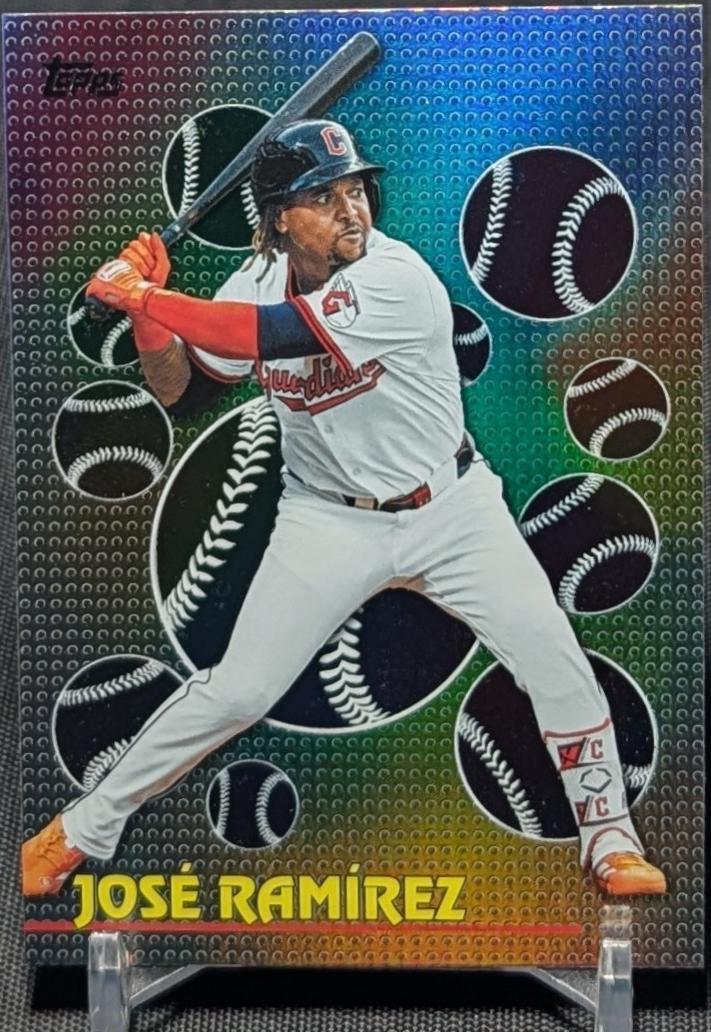 2026 Topps Series 2 Titans Of The Game Jose Ramirez [Crackle Foil] #TOG-26 card
