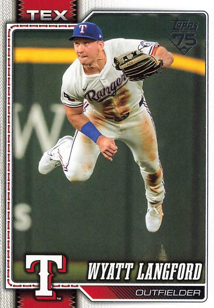 2026 Topps Series 2 Wyatt Langford #383 card