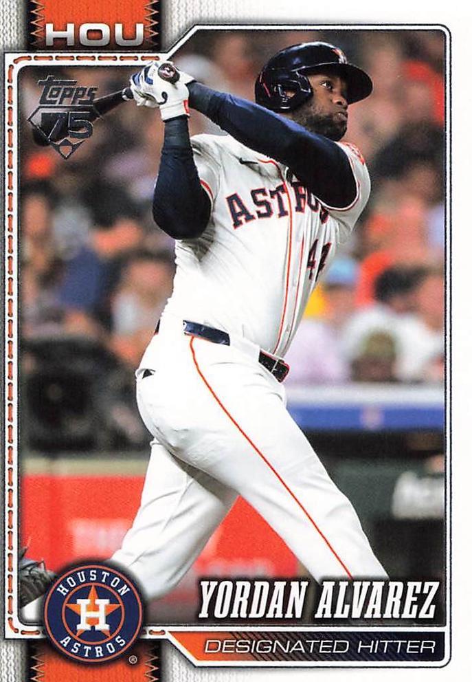 2026 Topps Series 2 Yordan Alvarez #468 card