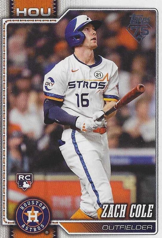 2026 Topps Series 2 Zach Cole #601 card
