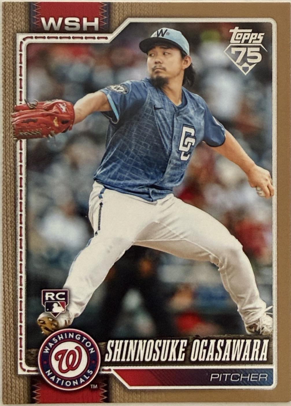 2026 Topps Shinnosuke Ogasawara [Gold] #32 card