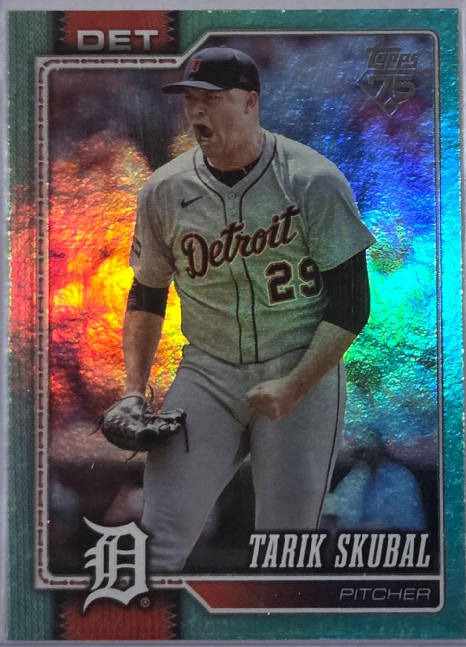 2026 Topps Tarik Skubal [Aqua Rainbow] #300 card
