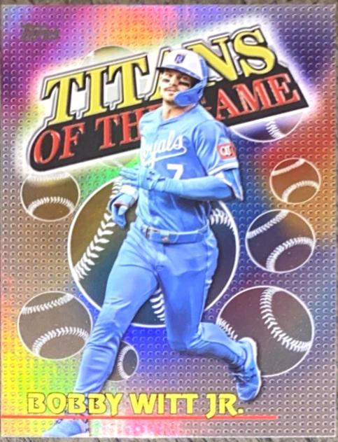 2026 Topps Titans Of The Game Bobby Witt Jr. [Crackleboard] #TOG-16 card