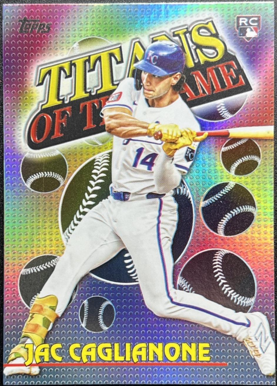 2026 Topps Titans Of The Game Jac Caglianone [Crackleboard] #TOG-12 card