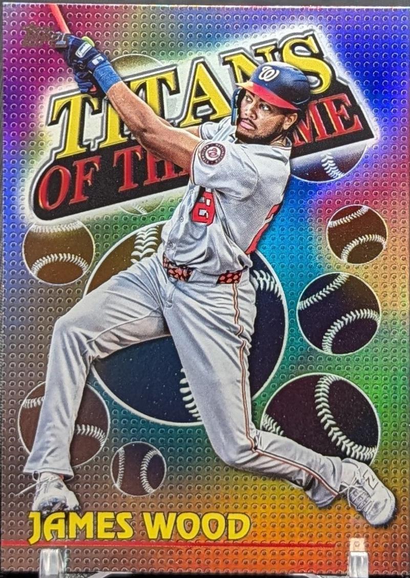 2026 Topps Titans Of The Game James Wood [Crackleboard] #TOG-15 card