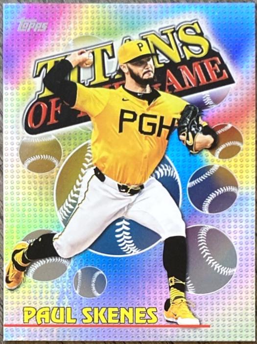 2026 Topps Titans Of The Game Paul Skenes [Crackleboard] #TOG-14 card