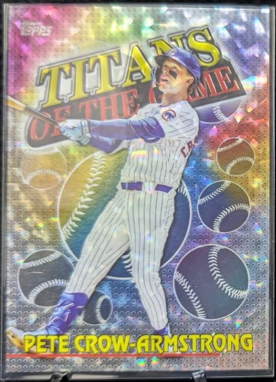 2026 Topps Titans Of The Game Pete Crow-Armstrong [Crackleboard] #TOG-13 card
