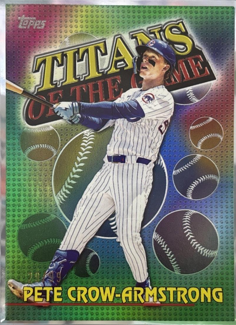 2026 Topps Titans Of The Game Pete Crow-Armstrong [Green] #TOG-13 card