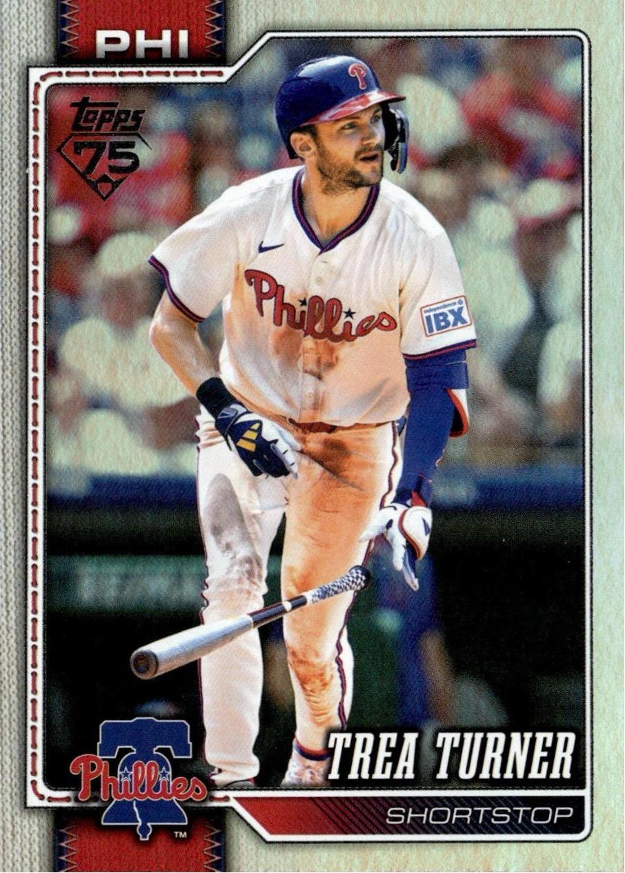 2026 Topps Trea Turner [Rainbow] #322 card