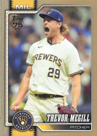 2026 Topps Trevor Megill [Gold] #141 card