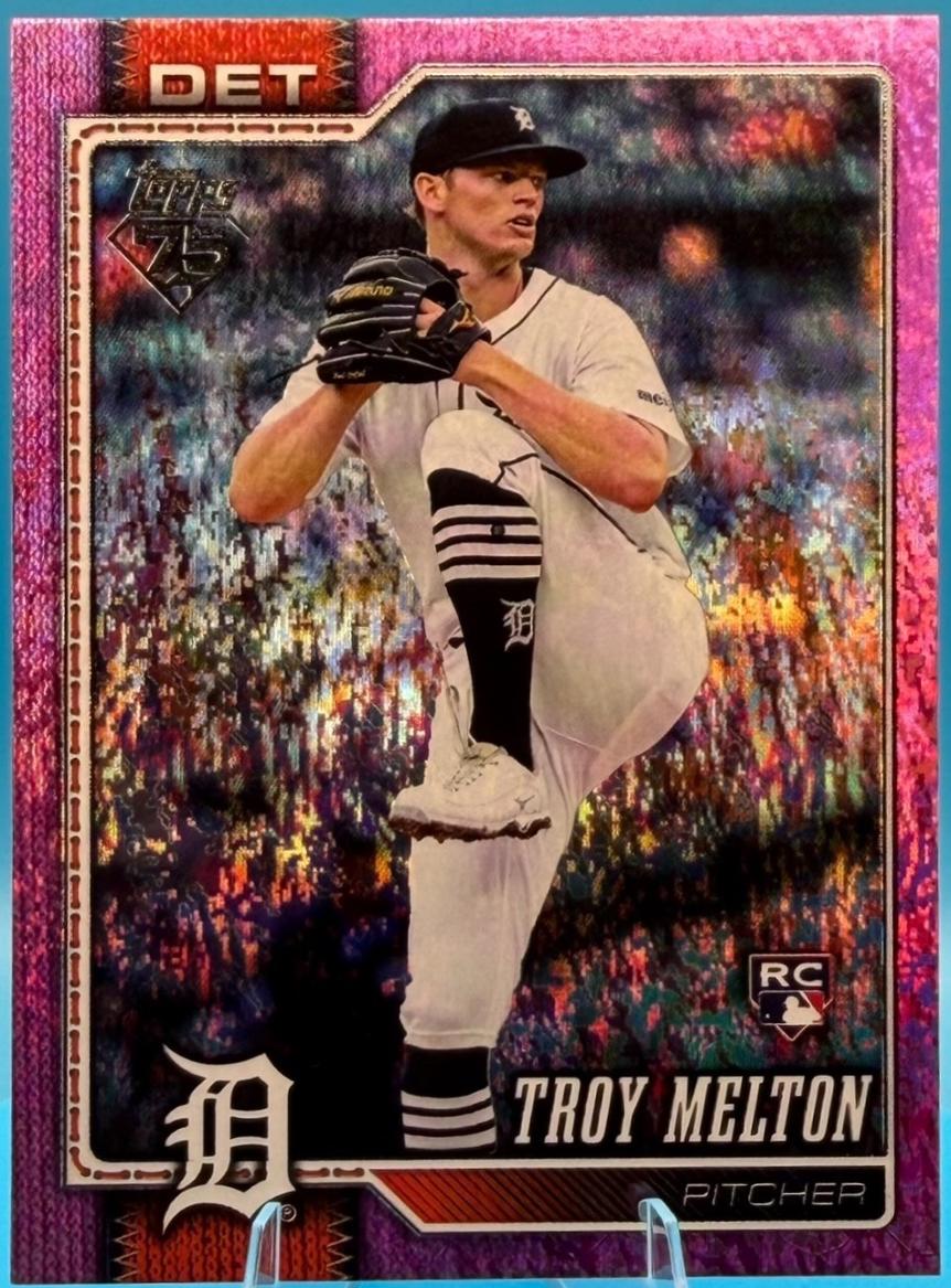 2026 Topps Troy Melton [Pink Holo] #212 card