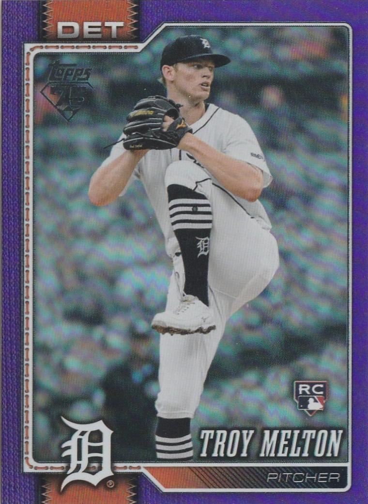 2026 Topps Troy Melton [Purple Rainbow] #212 card
