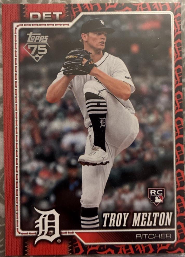 2026 Topps Troy Melton [Team Color Border Variation] #212 card