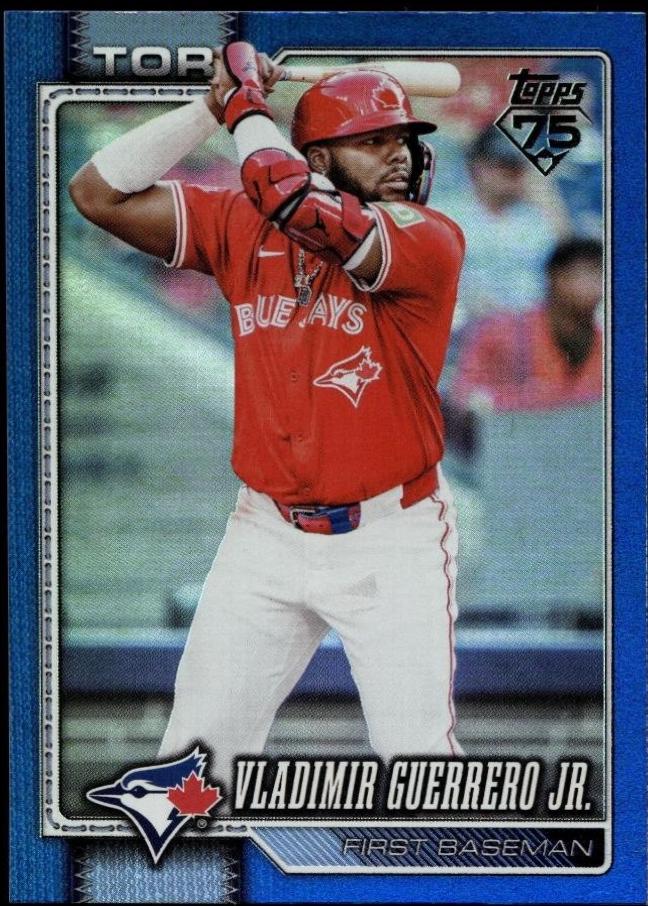 2026 Topps Vladimir Guerrero Jr. [Blue Rainbow] #20 card