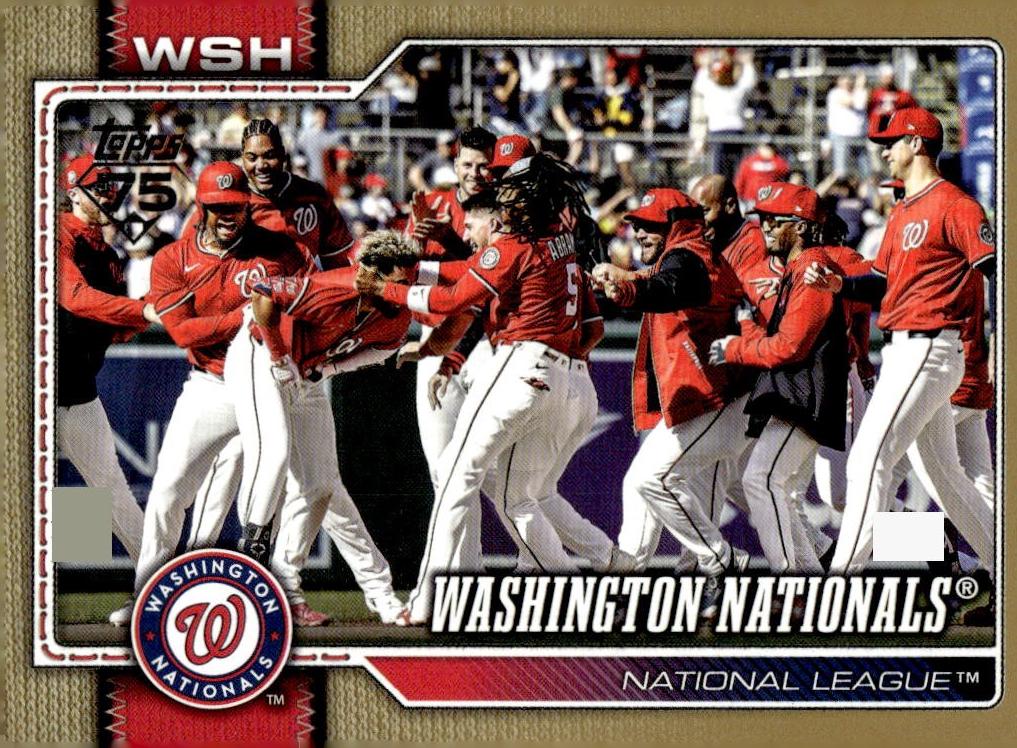 2026 Topps Washington Nationals [Gold] #266 card