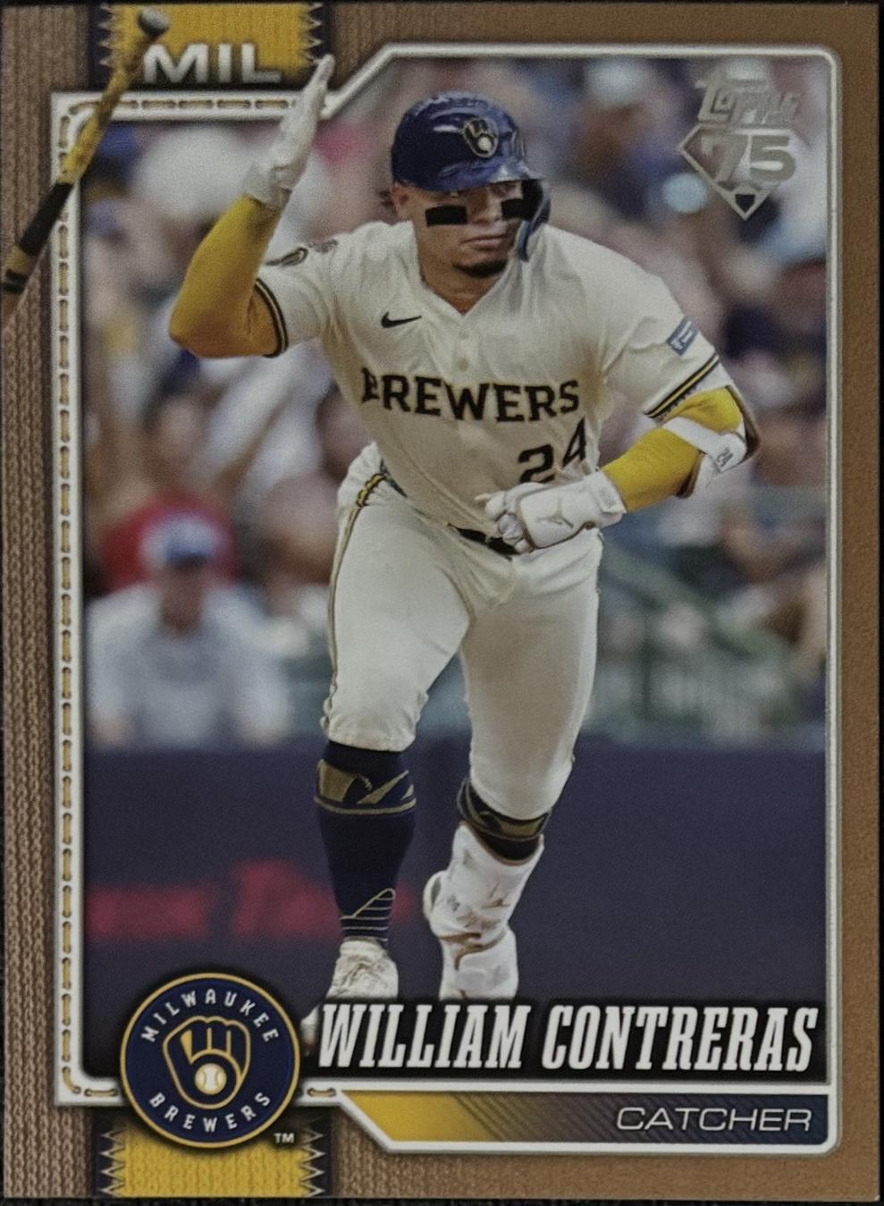 2026 Topps William Contreras [Gold] #192 card